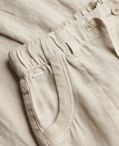 Linen Low Rise Pants