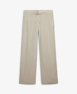 Linen Low Rise Pants