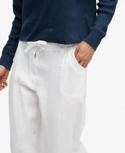 Linen Low Rise Pants