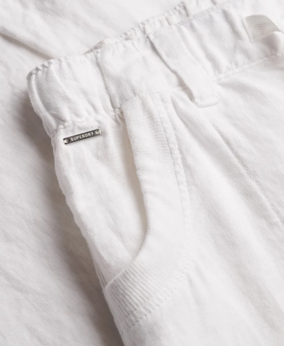 Linen Low Rise Pants