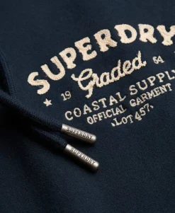 Lo-Fi Dockside Embroidered Hoodie