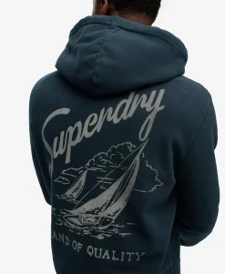 Lo-Fi Dockside Embroidered Hoodie