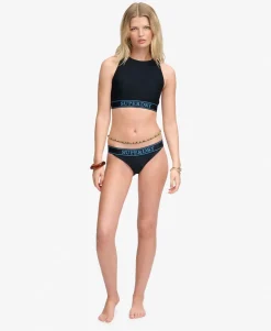 Logo Racer Back Bikini Top