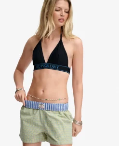 Logo Triangle Bikini Top
