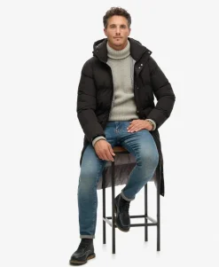 Longline Hooded Puffer Coat