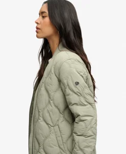 Longline Onion Quilt Liner Jacket
