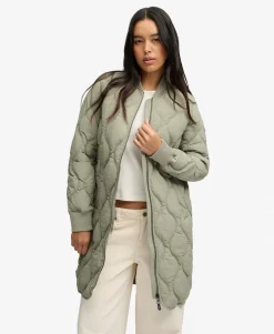 Longline Onion Quilt Liner Jacket