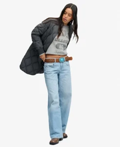 Longline Onion Quilt Liner Jacket