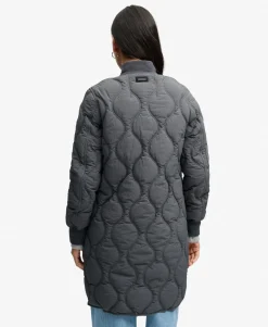 Longline Onion Quilt Liner Jacket