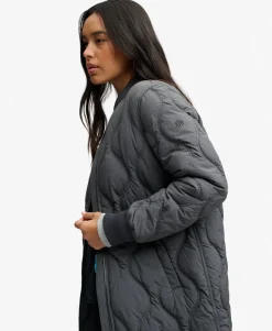 Longline Onion Quilt Liner Jacket