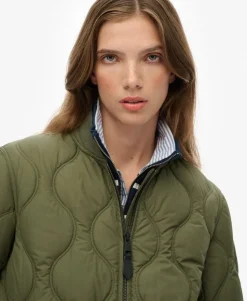 Longline Quilted Liner Jacket