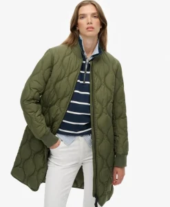 Longline Quilted Liner Jacket
