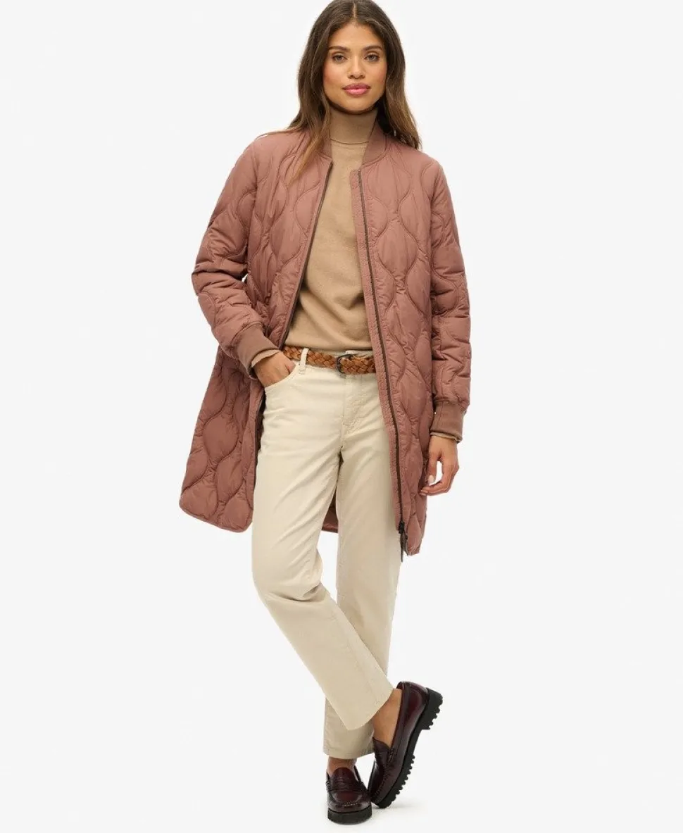 Longline Quilted Liner Jacket