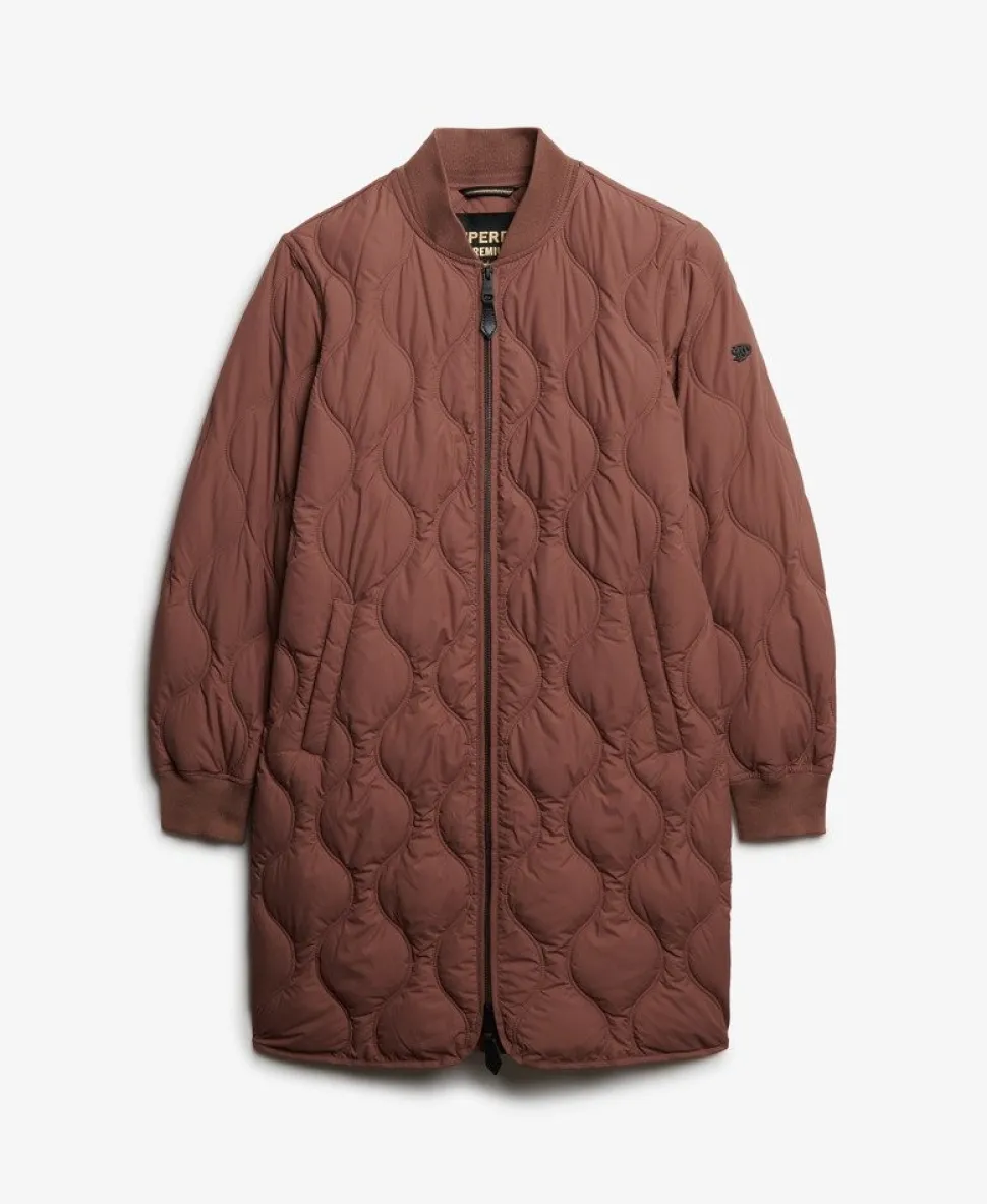 Longline Quilted Liner Jacket