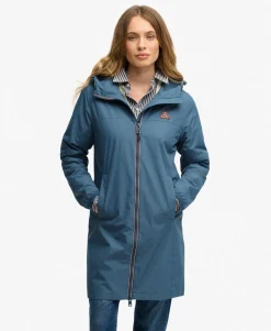 Longline Tri Coloured Windbreaker Jacket