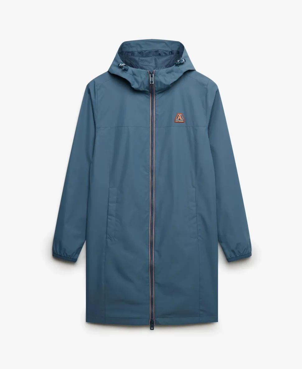 Longline Tri Coloured Windbreaker Jacket