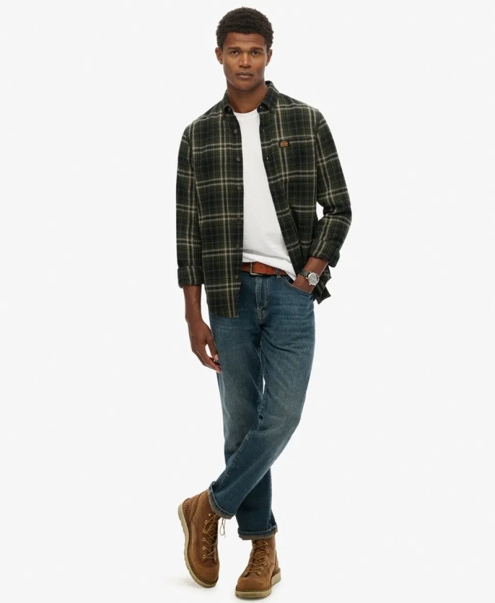 Long Sleeve Cotton Lumberjack Shirt