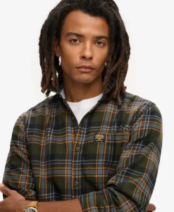 Long Sleeve Cotton Lumberjack Shirt