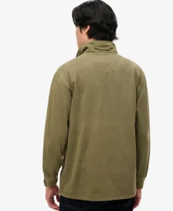 Long Sleeved Contrast Stitch Rugby Shirt