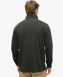 Long Sleeved Contrast Stitch Rugby Shirt