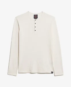 Long Sleeved Jersey Henley Top