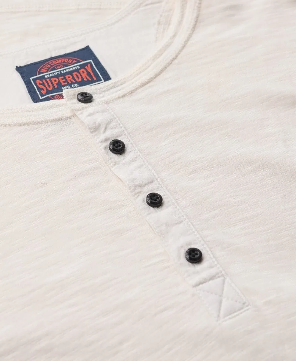 Long Sleeved Jersey Henley Top