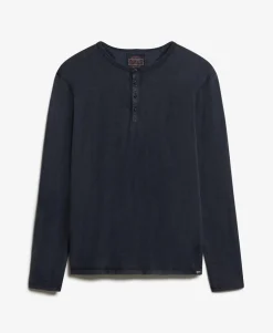 Long Sleeved Jersey Henley Top
