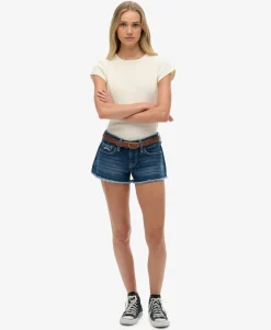 Low Rise Denim Hot Shorts