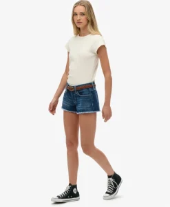 Low Rise Denim Hot Shorts