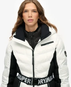 Luxe Belted Ski Padded Jacket