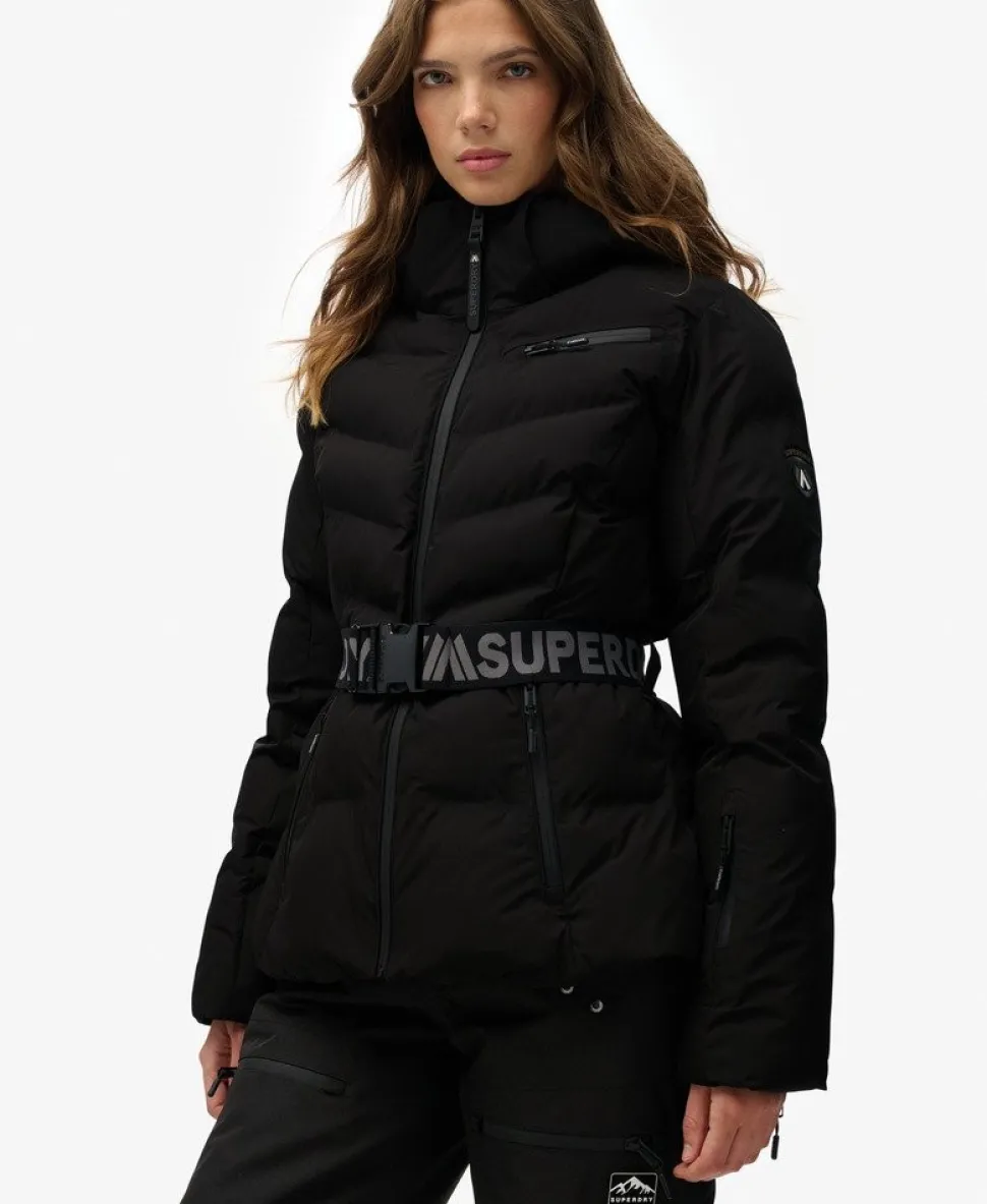 Luxe Belted Ski Padded Jacket