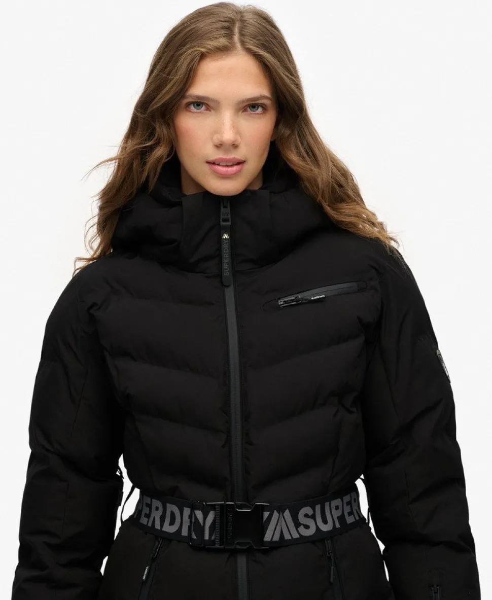 Luxe Belted Ski Padded Jacket