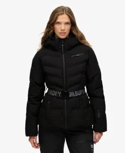 Luxe Belted Ski Padded Jacket