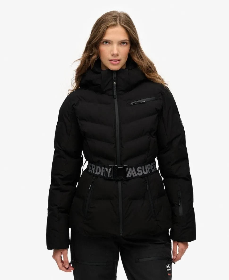 Luxe Belted Ski Padded Jacket