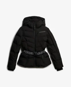 Luxe Belted Ski Padded Jacket