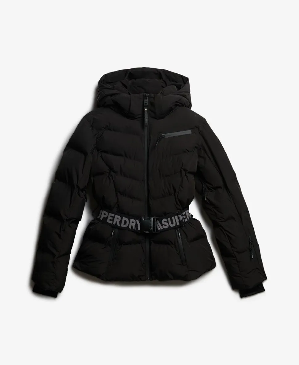 Luxe Belted Ski Padded Jacket
