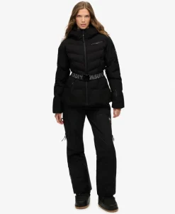 Luxe Belted Ski Padded Jacket
