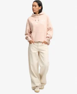 Luxe Casual Embroidered Relaxed Hoodie