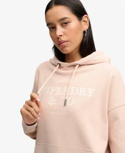 Luxe Casual Embroidered Relaxed Hoodie