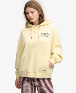 Luxe Casual Embroidered Relaxed Hoodie