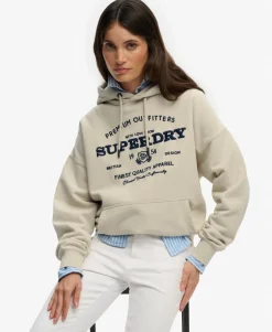 Luxe Casual Embroidered Relaxed Hoodie