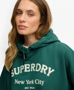 Luxe Casual Embroidered Relaxed Hoodie