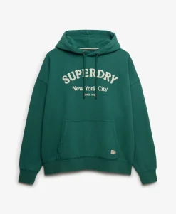 Luxe Casual Embroidered Relaxed Hoodie