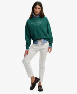 Luxe Casual Loose Crew Sweatshirt