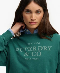Luxe Casual Loose Crew Sweatshirt