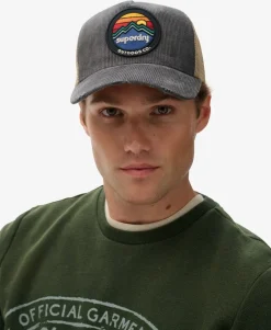 Mesh Cord Trucker Cap