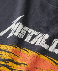Metallica x Superdry Cap Sleeve Band T-Shirt