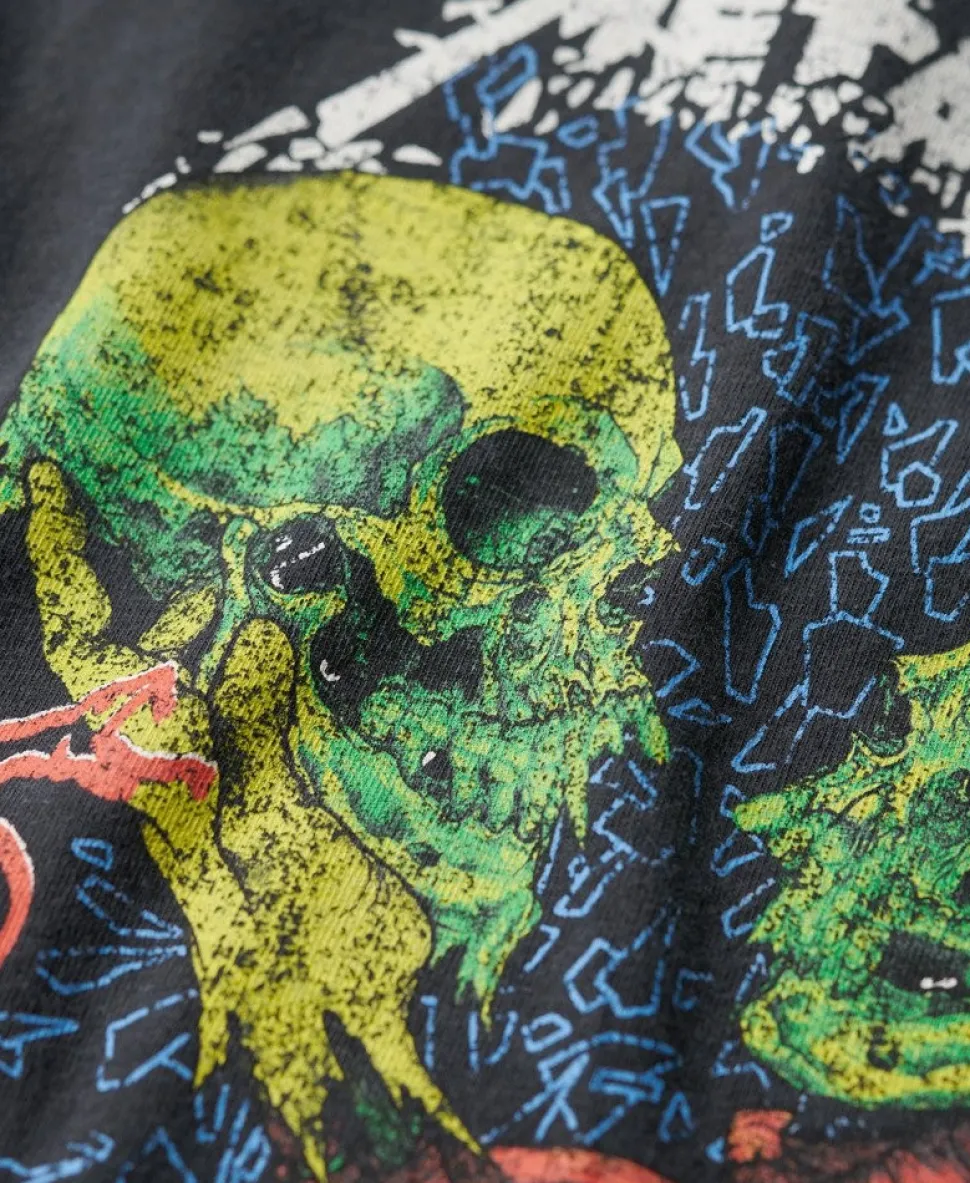Metallica x Superdry Cap Sleeve Band T-Shirt