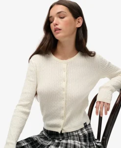 Micro Cable Cardigan