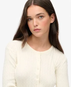 Micro Cable Cardigan